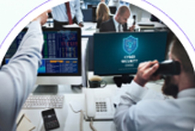 Security analysts monitoring systems
